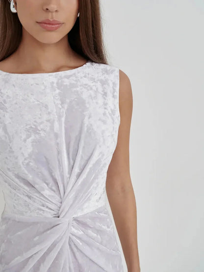 Lustre Twist Maxi Dress