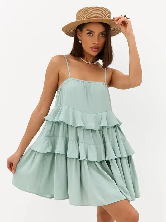 Mint Ruffle Mini