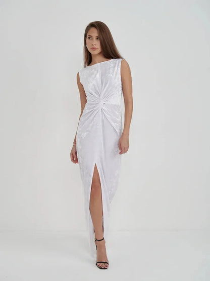 Lustre Twist Maxi Dress