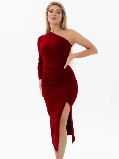Crimson Grace Midi Dress