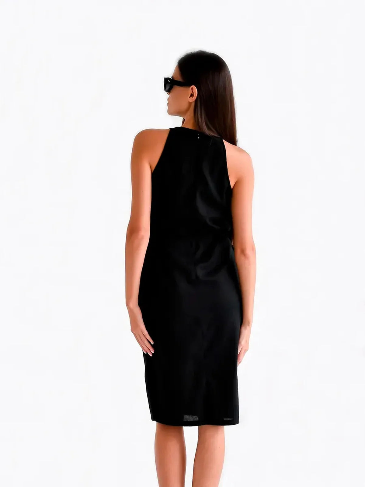 Midnight Ease Midi Dress