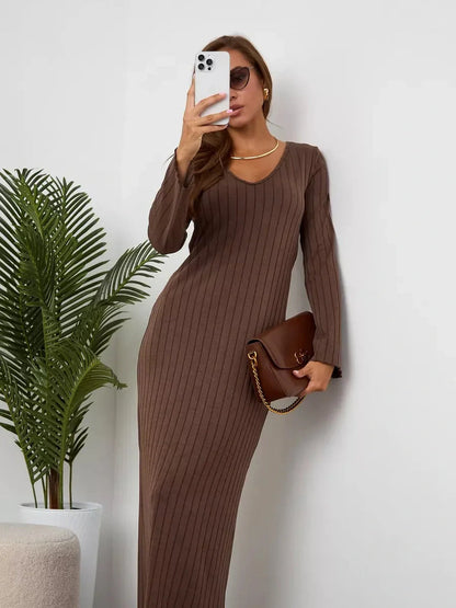 Truffle Curve Midi Dress