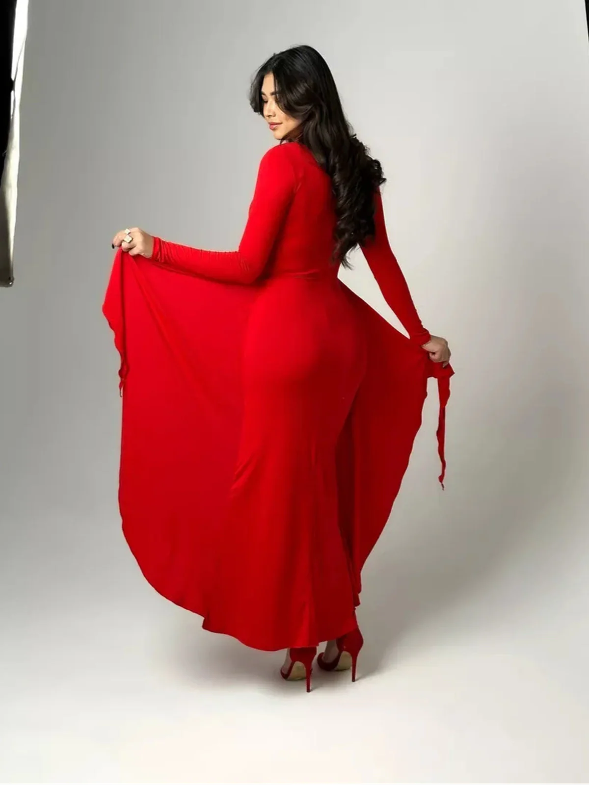 Sculpted Grace Maxi Dress