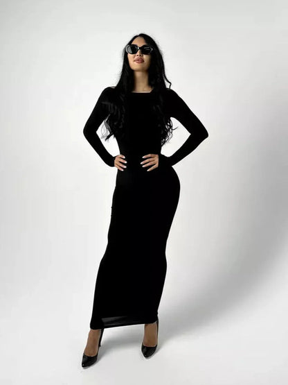 Maxi Dress Noir Allure