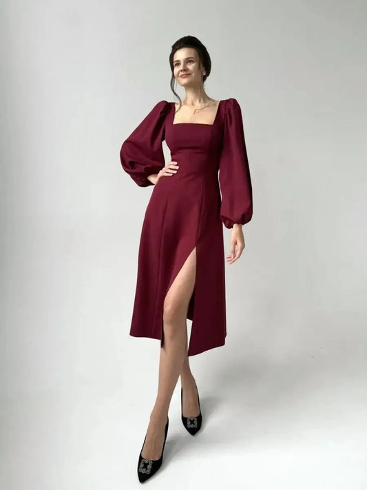 Crimson Grace Midi Dress