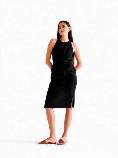 Midnight Ease Midi Dress