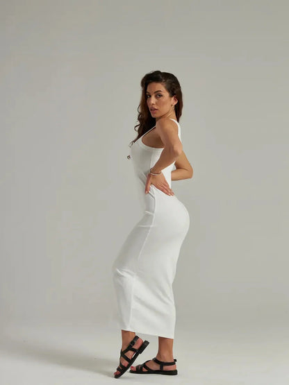 Swanline Midi Dress