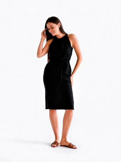 Midnight Ease Midi Dress