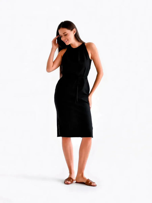 Midnight Ease Midi Dress