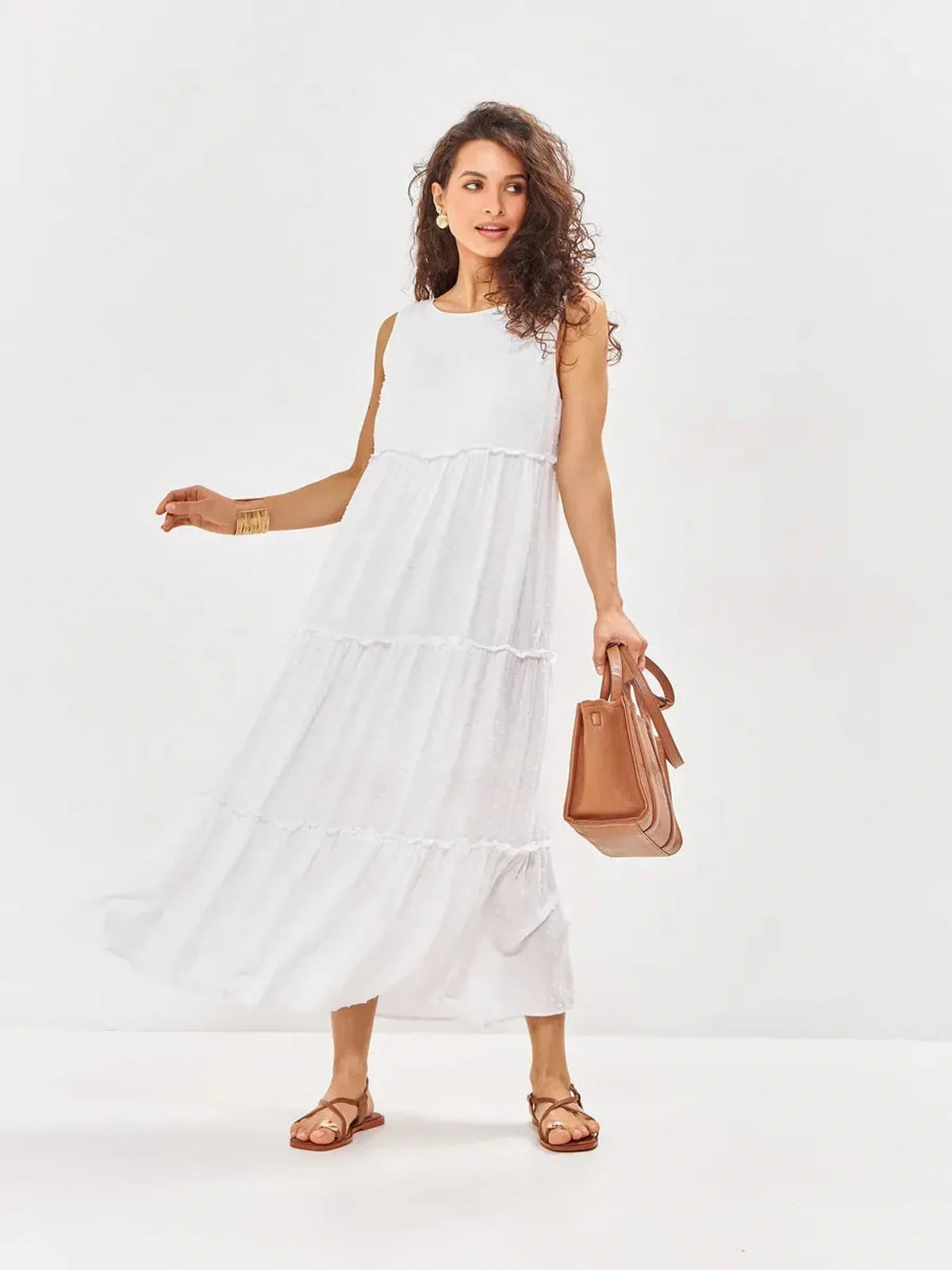 Midi Dress Riviera Cloud