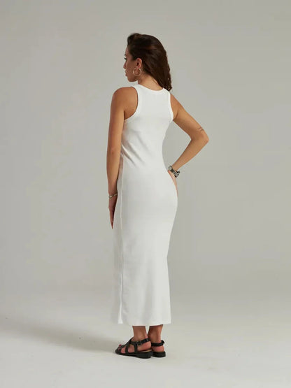 Swanline Midi Dress