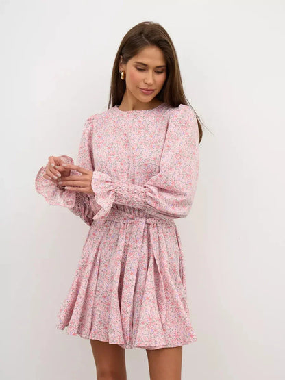 Blush Bloom Mini Dress