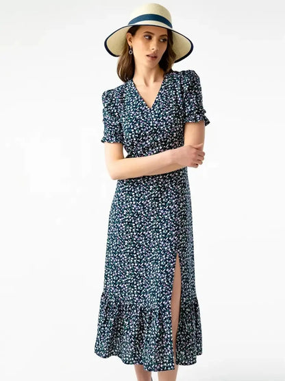 Garden bloom midi dress