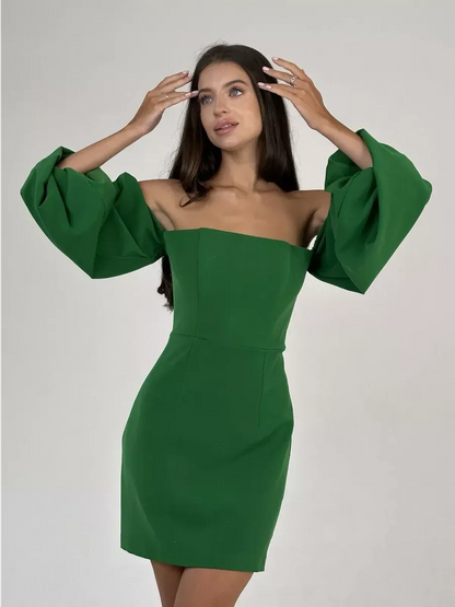 Emerald Muse Mini Dress