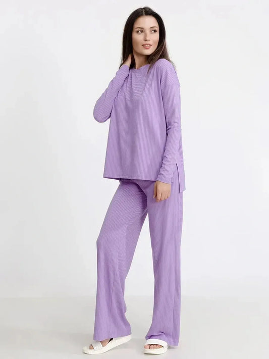 Lilac Ribbed Set