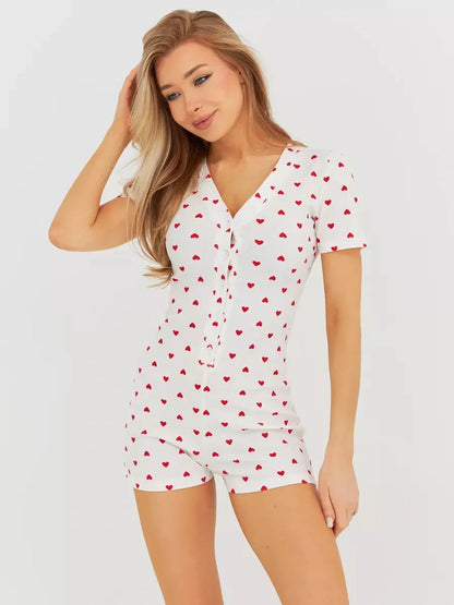 Heartprint Playsuit
