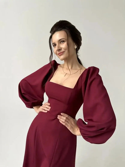 Crimson Grace Midi Dress