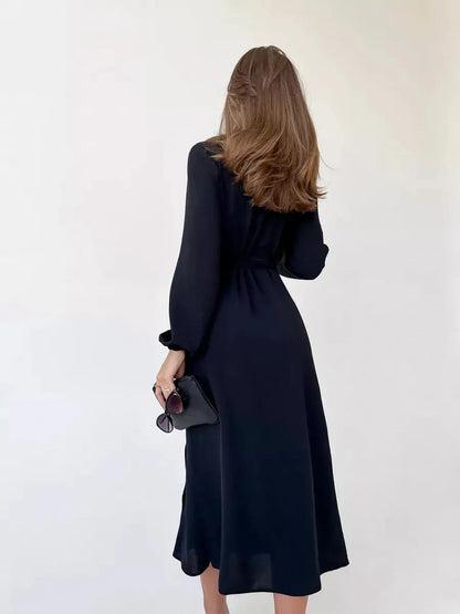 Shadow Grace Midi Dress