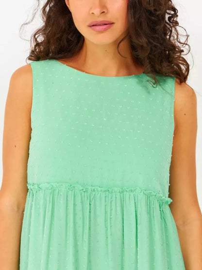Mint Cascade Midi Dress