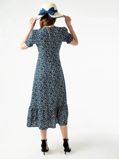 Garden bloom midi dress