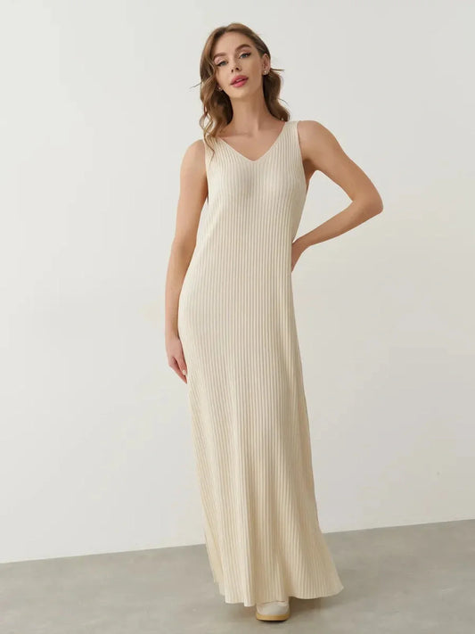 Serene Rib Maxi Dress