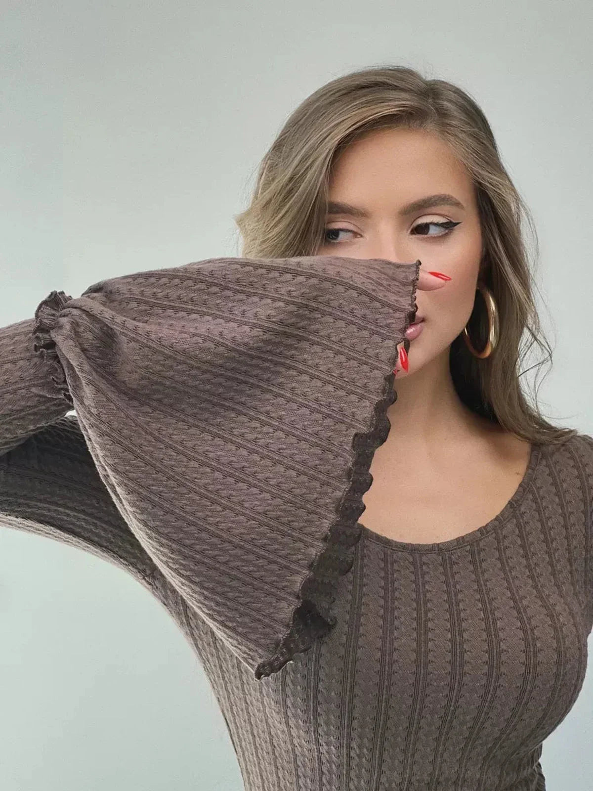 Sculpted Grace Maxi Dress