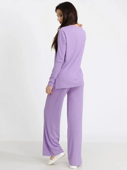 Lilac Ribbed Set