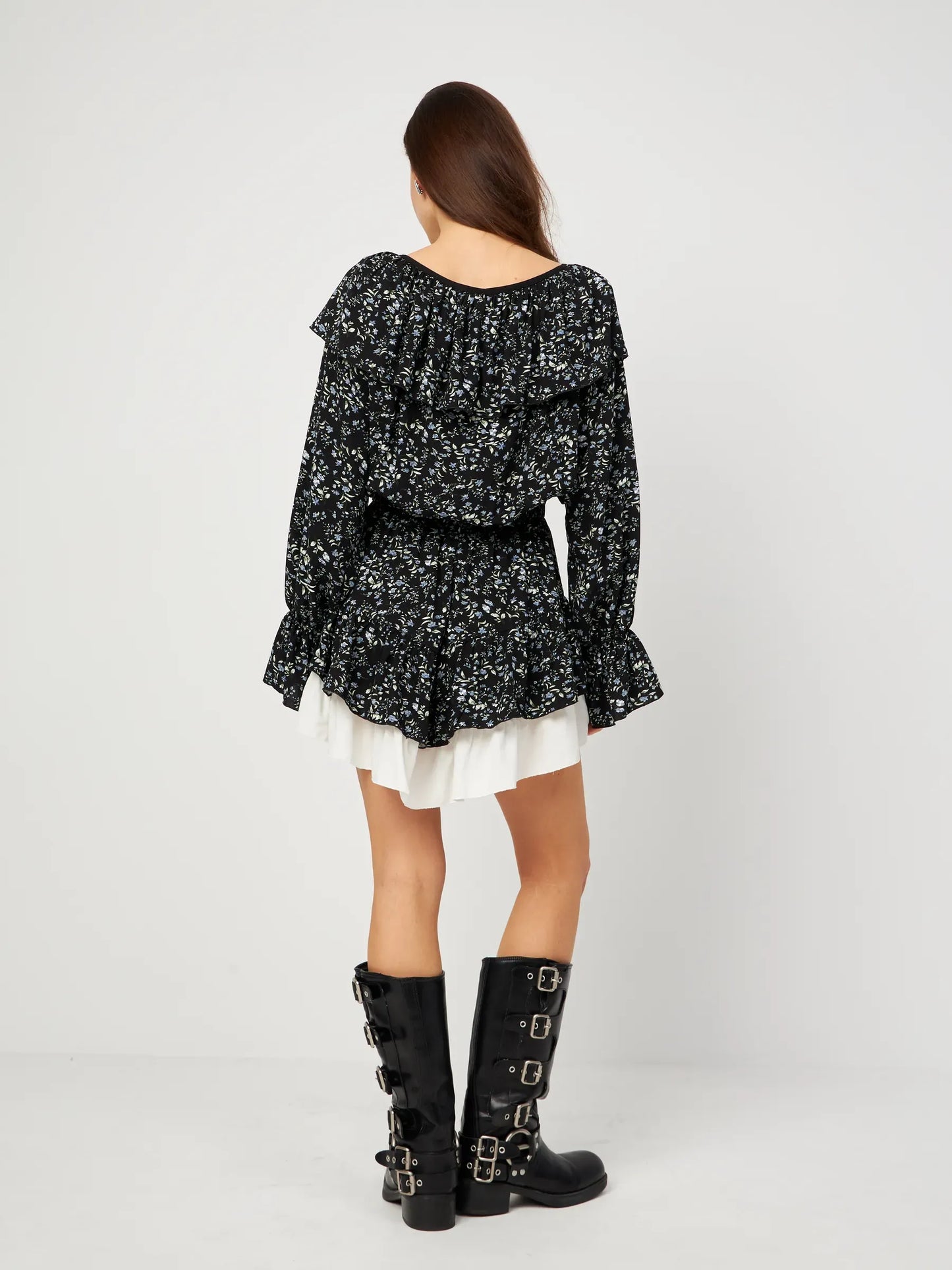 Midnight Ruffle Mini