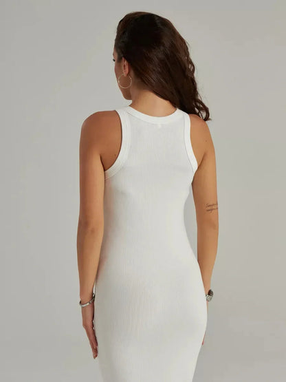 Swanline Midi Dress