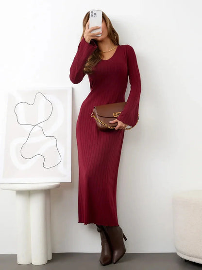 Velvet Rose Midi Dress