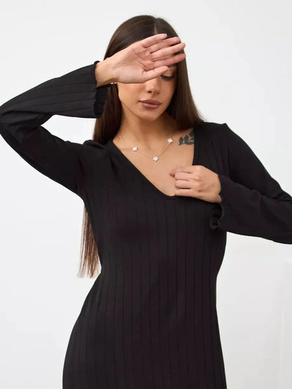 Shadowline Midi Dress