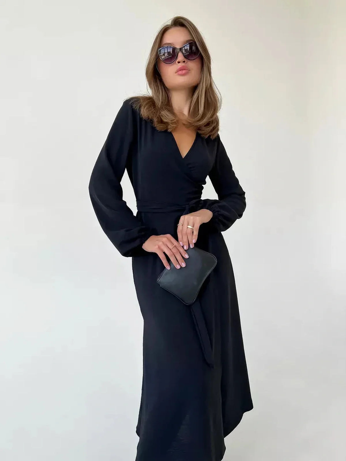 Shadow Grace Midi Dress