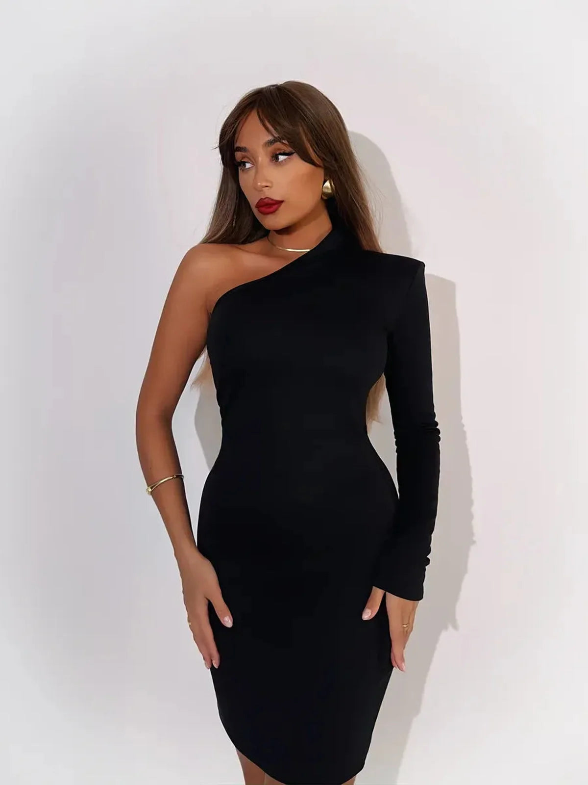 Obsidian Curve Mini Dress