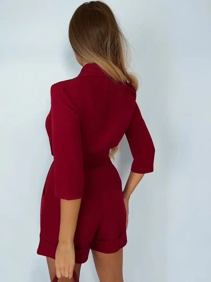 Crimson Power Playsuit