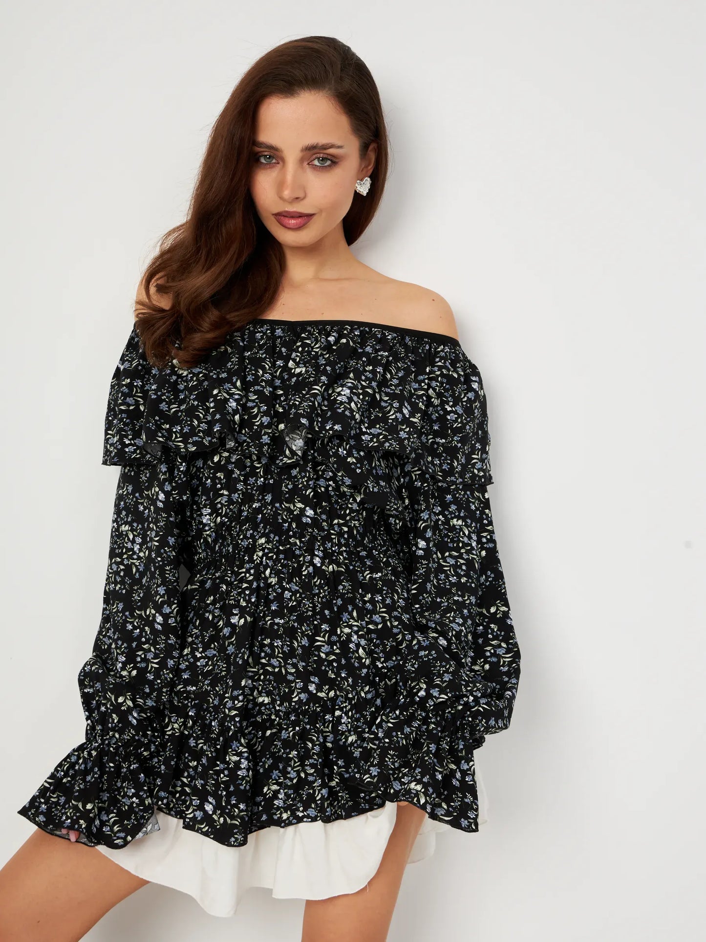 Midnight Ruffle Mini