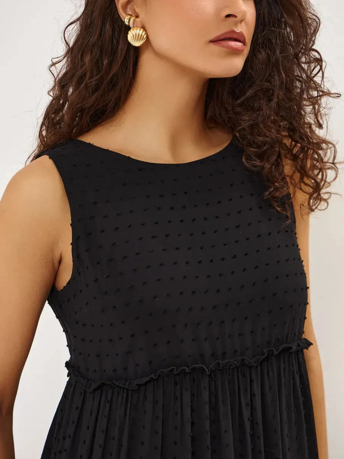 Shadow Bloom Midi Dress