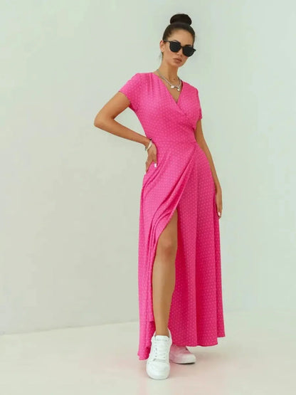 Blush Radiance Maxi Dress