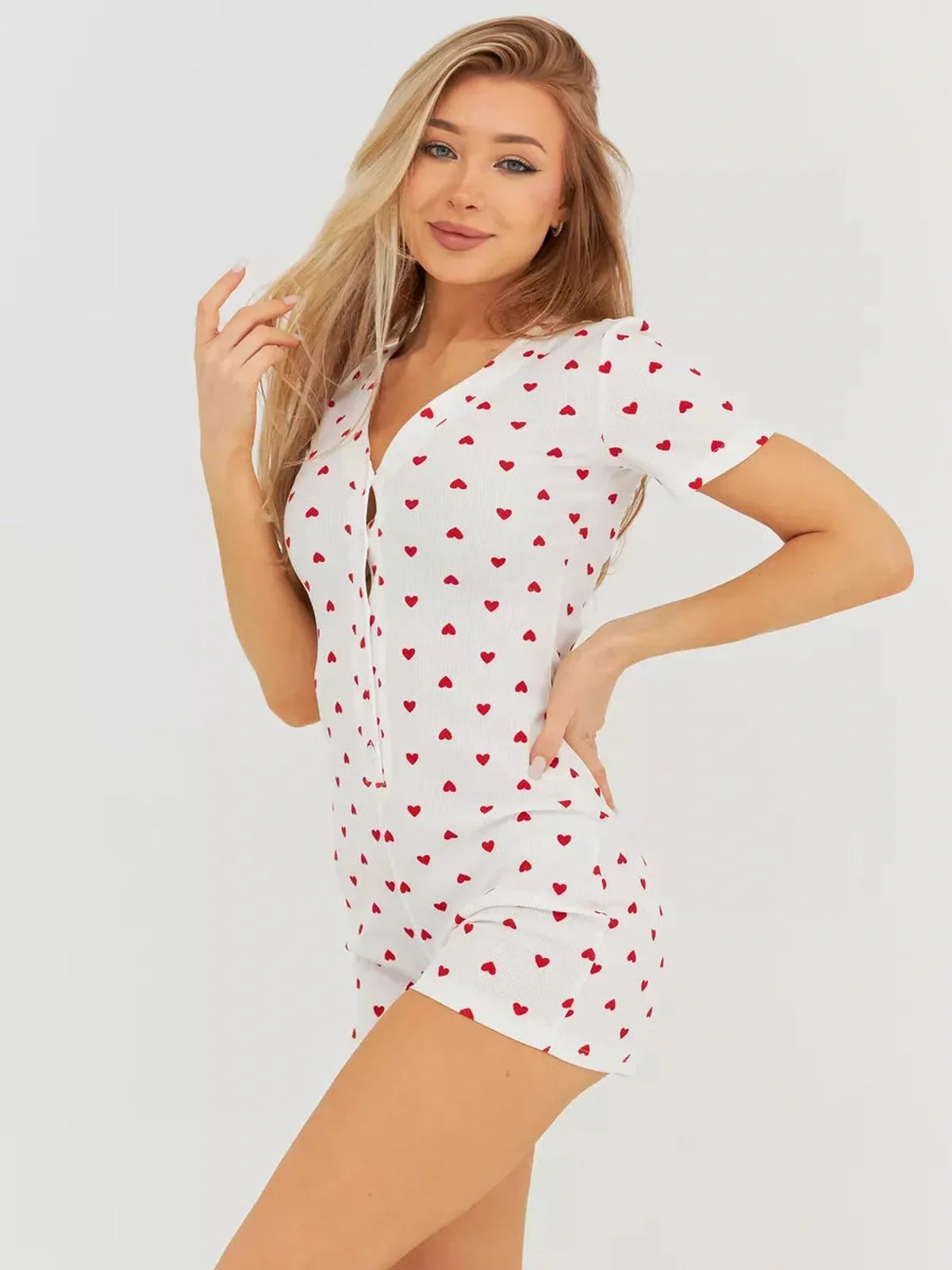 Heartprint Playsuit