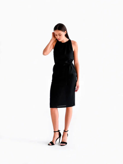 Midnight Ease Midi Dress