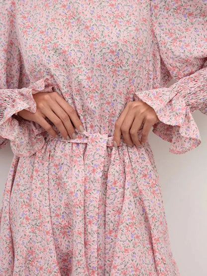 Blush Bloom Mini Dress