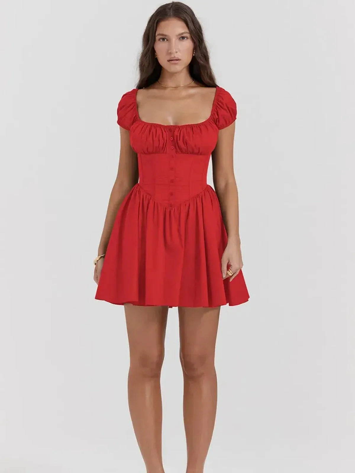 Crimson Belle Mini Dress