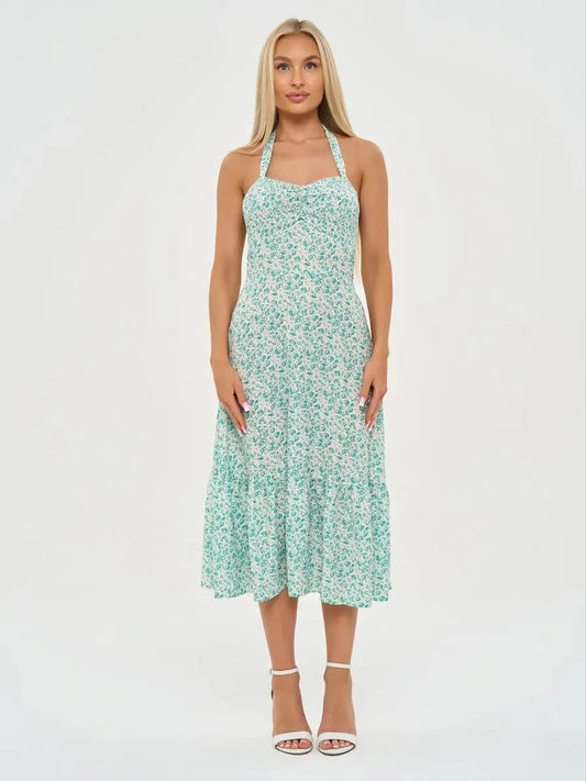 Serenity Bloom Midi Dress