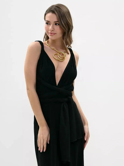 Sculpted Allure Jumpsuit