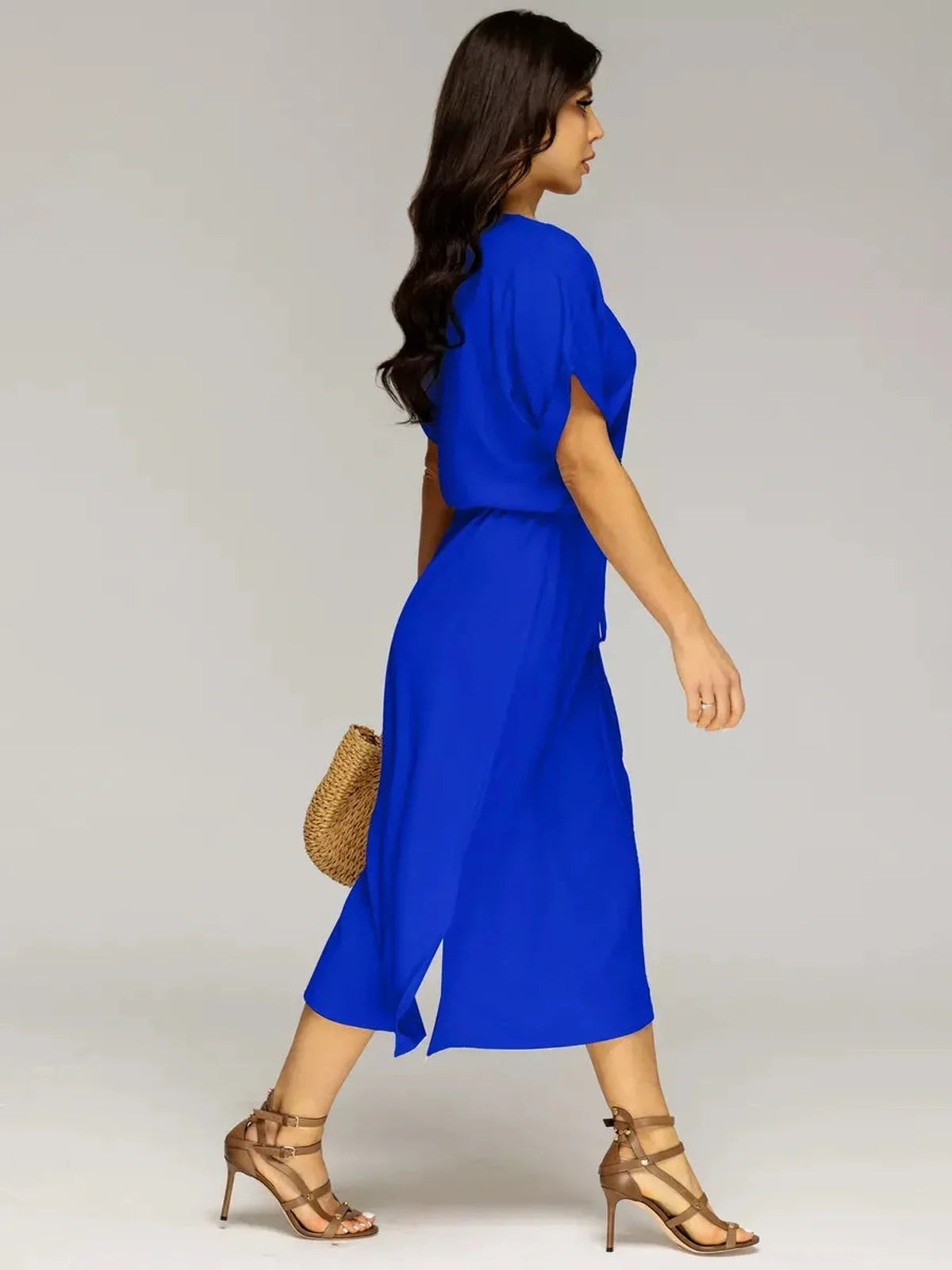 Sapphire Ease Midi Dress