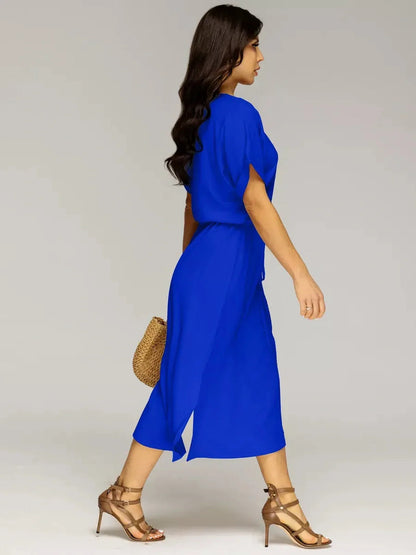 Sapphire Ease Midi Dress
