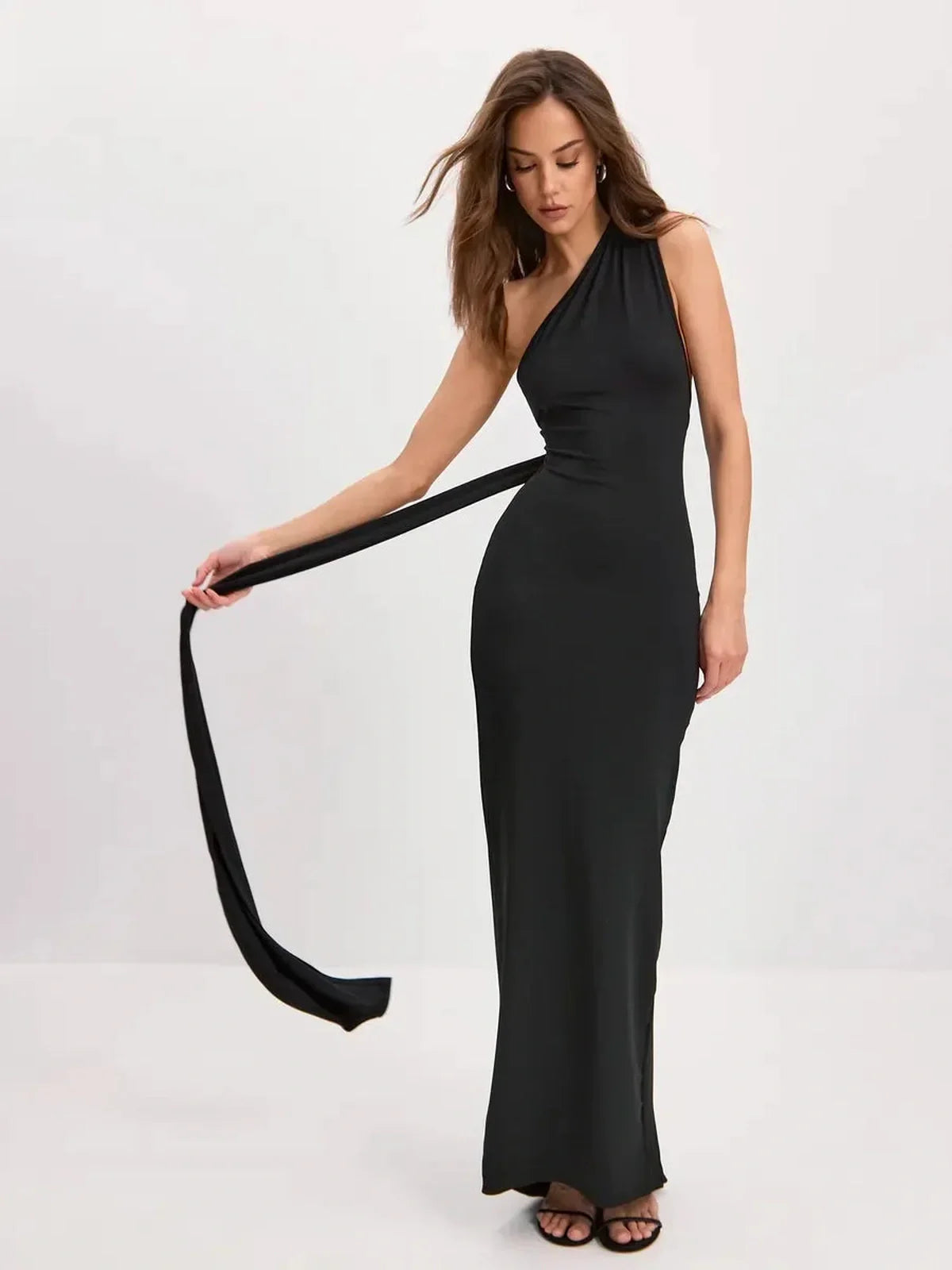 Sculpted Grace Maxi Dress