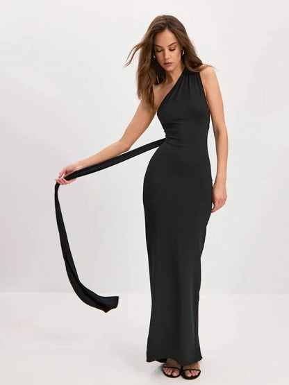 Sculpted Grace Maxi Dress