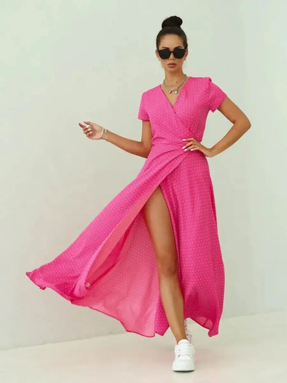 Blush Radiance Maxi Dress