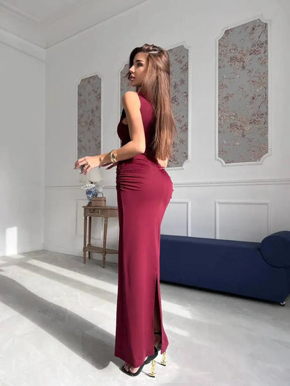 Silken Rush Maxi Dress