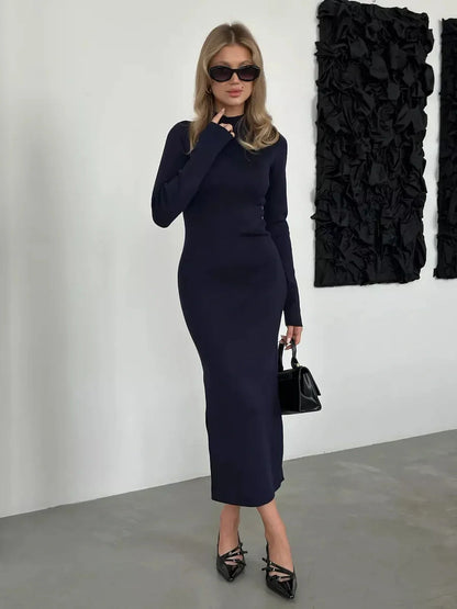 Midi Dress Obsidian Curve